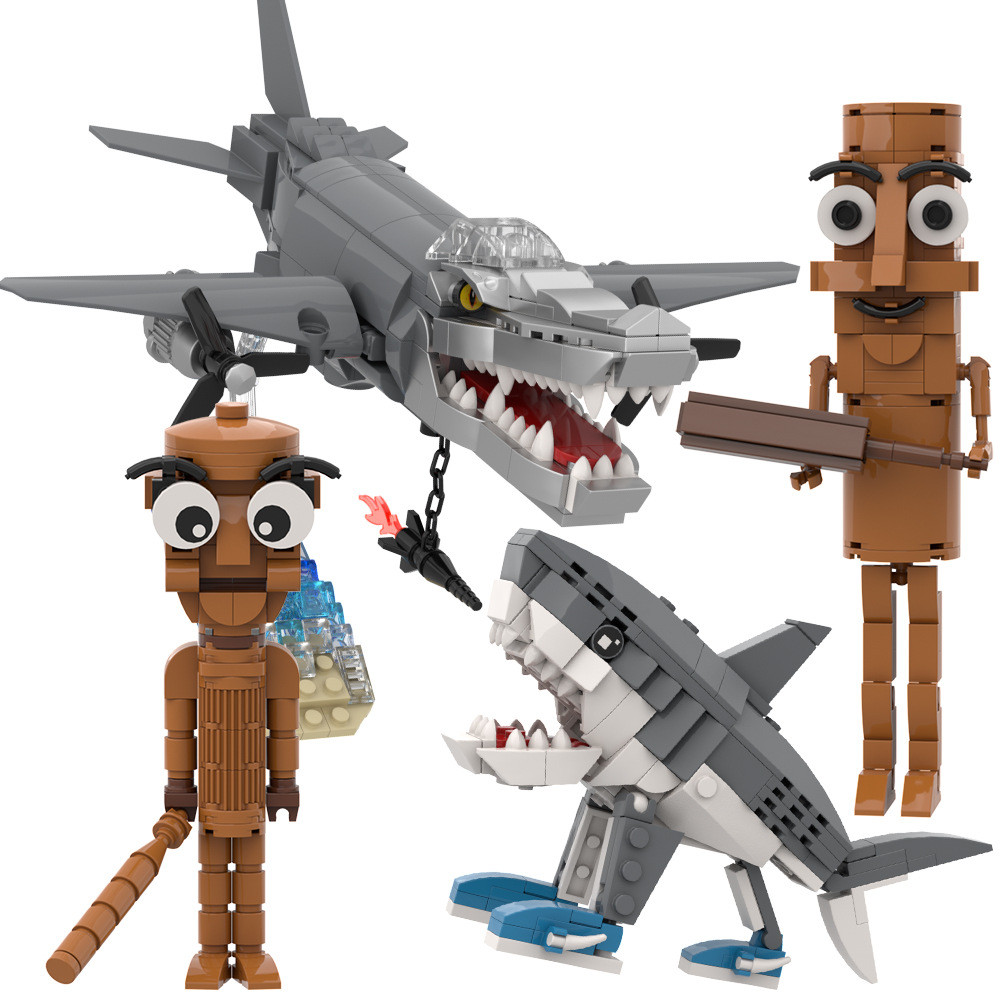 Tung Tung Sahur ของเล่นบล็อคตัวต่อ ตัวต่อ 3D ของเล่นเด็ก ของขวัญสำหรับเด็ก Tung Tung Tung Sahur Buil