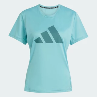 adidas วิ่ง เสื้อยืด Run It ผู้หญิง สีเทอร์คอยส์ JM5758