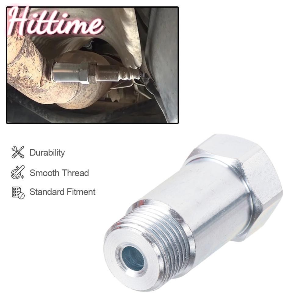HITTIME M18x1.5 รถ O2 เซนเซอร์ออกซิเจน Spacer ทดสอบท่อ Extension Extender อะแดปเตอร์ CEL HHO 45 มม.b