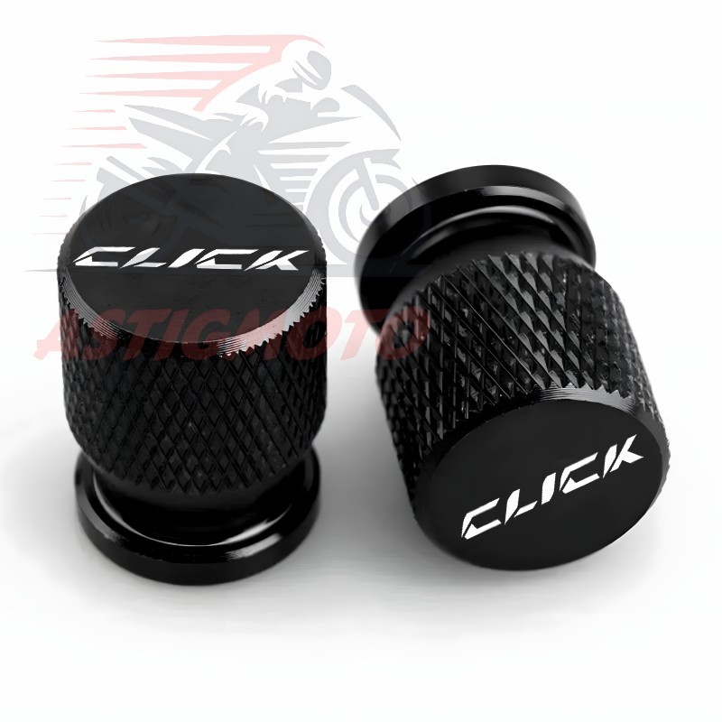 Honda CLICK V1 V2 V3รถจักรยานยนต์ CNC อลูมิเนียมยางวาล์ว Air Port Stem ฝาครอบปลั๊ก Honda Click125i 160 150 อุปกรณ์เสริม