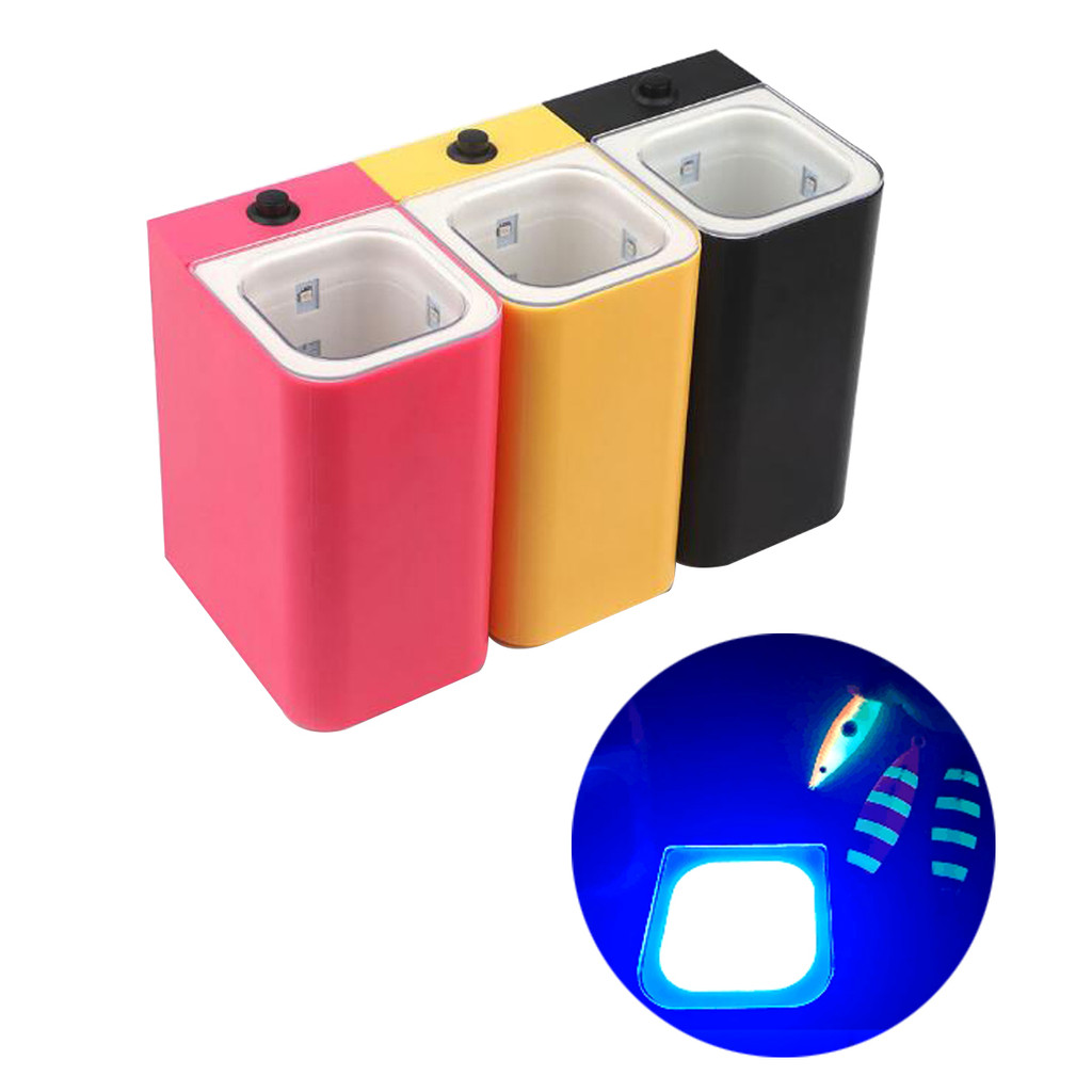 UV Refil light refil Fishing Lure บรรจุ UV- LED Luminous โคมไฟโลหะ Lure เหยื่อ LED เติม Lure Jigs Luminous light refill battery