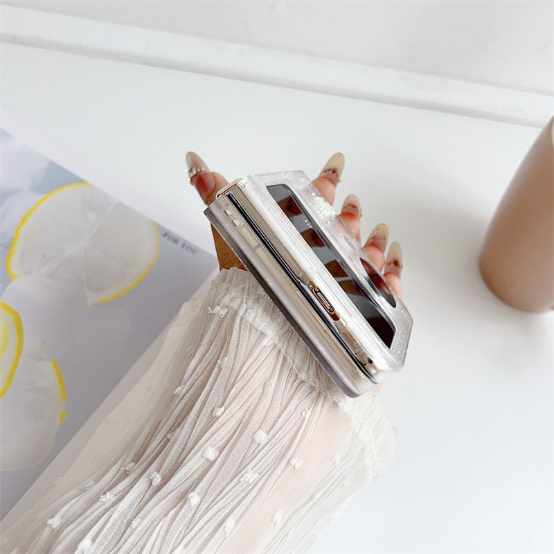 แฟชั่น Bling Glitter Bear Mirror Clear Case สําหรับ OPPO รูปที่ 7