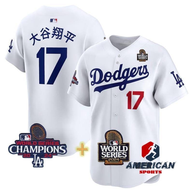 Los Angeles Dodgers Shohei Ohtani 2024 World Championship White Home Baseball Shirt