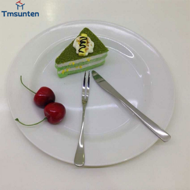 ช้อนส้อมสแตนเลส ส้อมผลไม้ ส้อมขนมไหว้พระจันทร์ 2 ซี่ Tmsunten - รูปที่ 5