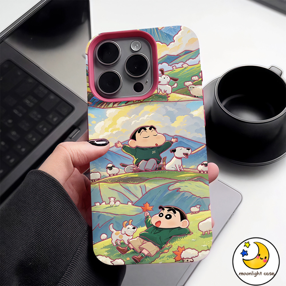 🎗 GOOD 🎗 เคสเหมือนเปลือกลิ้นจี่ การ์ตูนเด็กน้อย การ์ตูน น่ารัก รักษา สําหรับIPhone16 15 14 13 7 8plus Pro Promax XR XS - รูปที่ 4