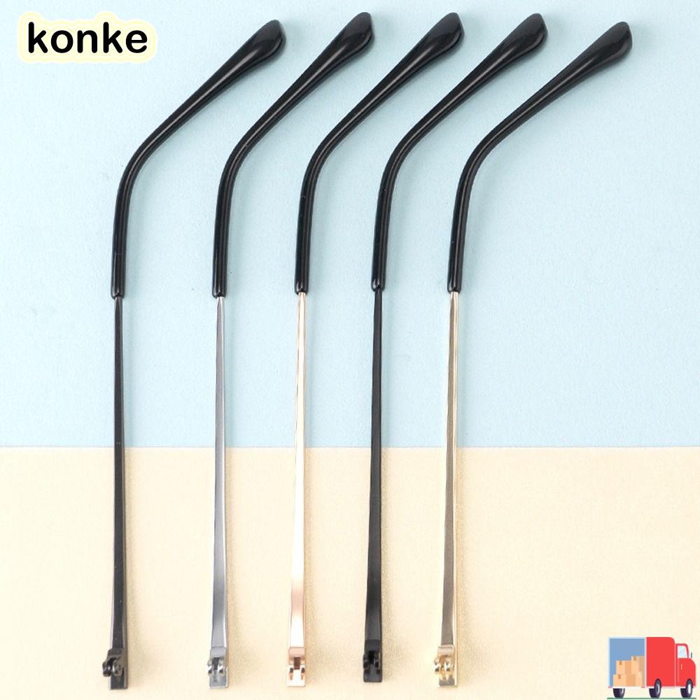KONKE แขนแว่นตา, เครื่องมือซ่อมแซมโลหะเปลี่ยนขา, แว่นกันแดดกันลื่นคุณภาพสูงคู่ฟันปรากฏการณ์กรอบสากล