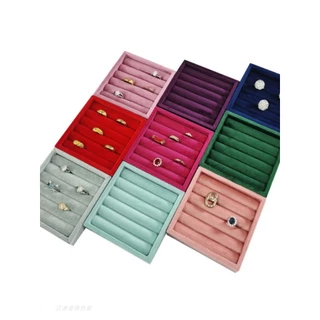 ใหม่แหวนแสดงถาดเครื่องประดับ Organiser ผู้ถือแหวนชั้นวางเครื่องประดับ Photograph Props