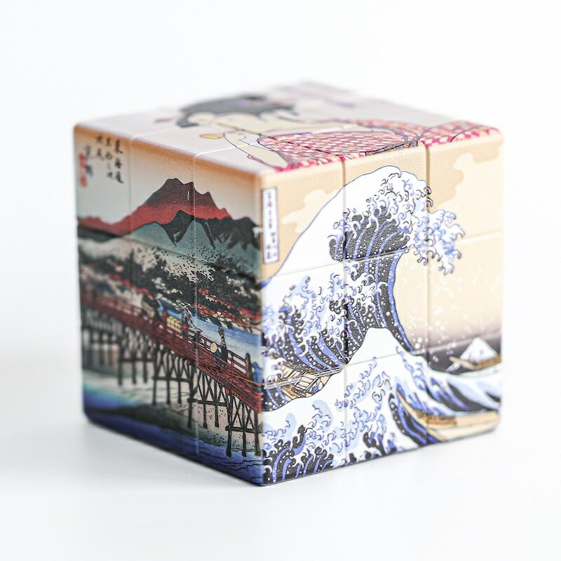 Cube puzzles, Ukiyo-e, Japanese miscellaneous goods