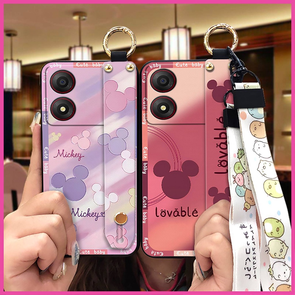 ฟิล์มกันรอยโทรศัพท์ เคสโทรศัพท์กันกระแทกสําหรับ ZTE Blade A34 เคสมือถือเคสโทรศัพท์เรขาคณิตบุคลิกภาพ 