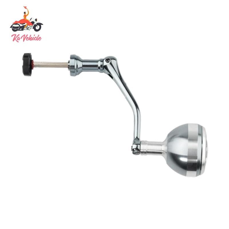 [Whstrong] ที่จับรอกตกปลาเปลี่ยนอุปกรณ์ซ่อม Universal DIY โลหะแขนโยกเดี่ยว Reel Knob Power Handle Grip
