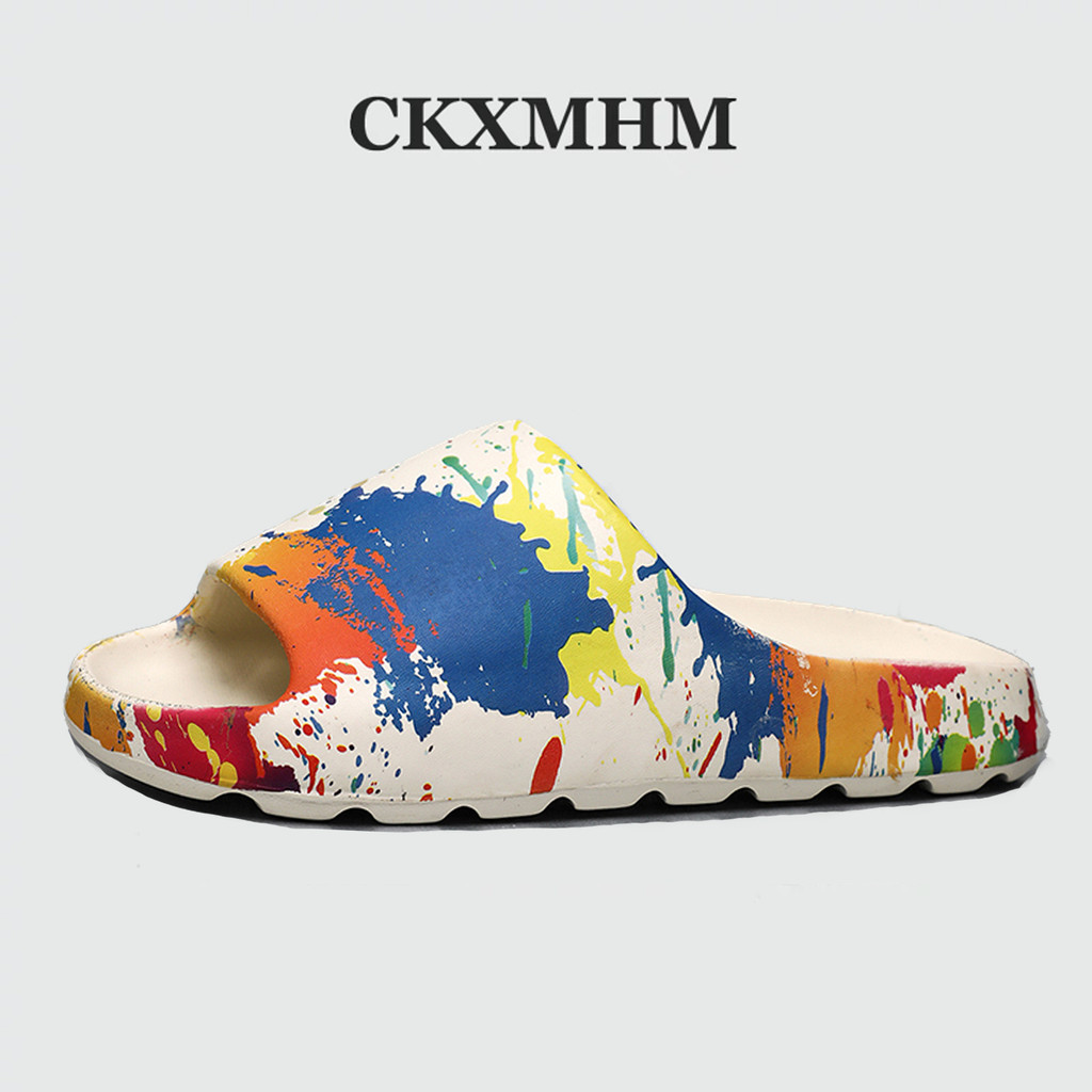 CKXMHM 40-49 รองเท้าแตะสําหรับผู้ชายลื่นสไลด์รองเท้าแตะขนาดใหญ่ 47 48 49