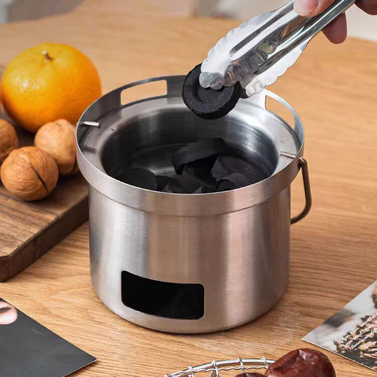 🔥「เตาย่างพกพา สแตนเลส ใช้กลางแจ้ง | Mini BBQ Grill แคมป์ปิ้ง ถ่านร้อนเร็ว พร้อมเครื่องมือ」 thumbnail 6