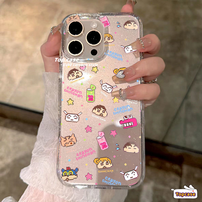 สําหรับVivo Y18 Y19s Y03 Y100 Y28 Y27 Y17s Y15A Y16 Y20i Y12A Y12s Y21T Y21A Y33T Y33s Y22s V30 Lite Y02 Y15 Y12s Y12 Y15 Y12 ฝาครอบโทรศัพท์Blingการ์ตูน