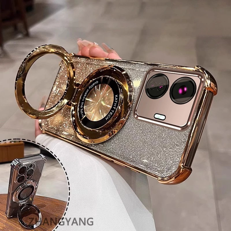 สําหรับRealme C55 Clear CaseหนาฝาครอบชุบซิลิโคนShockProofเคสโทรศัพท์CCCA10