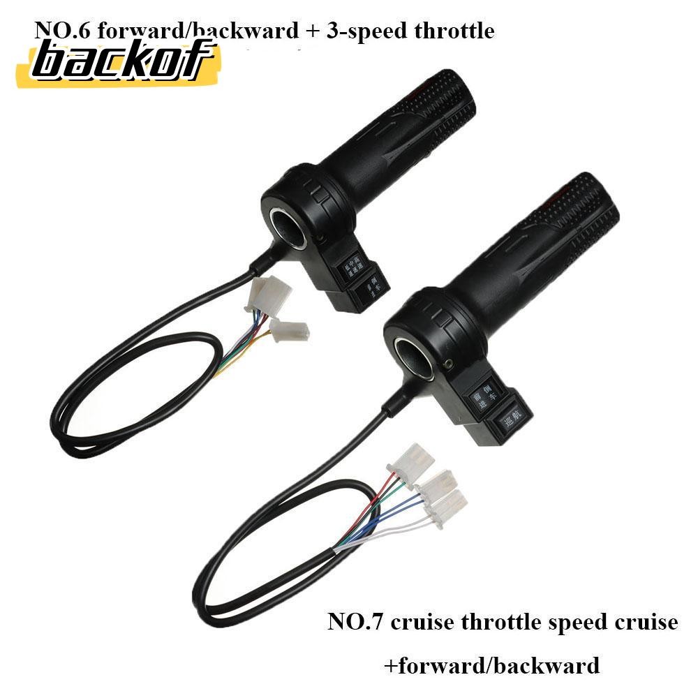 BACKOF E-Bike Twist Throttle คันเร่งบิดสีดํา อะไหล่สกู๊ตเตอร์ไฟฟ้า
