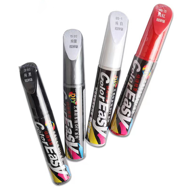 Paint Touch Up Pen ปากกาสีซ่อมแซมรอยขีดข่วนสีรถโลหะการใช้งานรถยนต์สีขาว