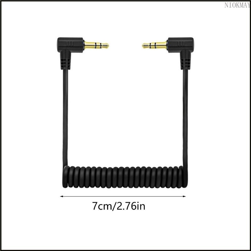 NIOK 3 5mm TRS Male to TRS Male Stereo Audios Cable การเชื่อมต่ออย่างไร้รอยต่อไปยังลําโพง