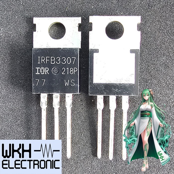 เครื่องมือชิ้นส่วน MOSFET IRFB3307 N-Ch 75V 120A IRFB3307PBF IRFB 3307