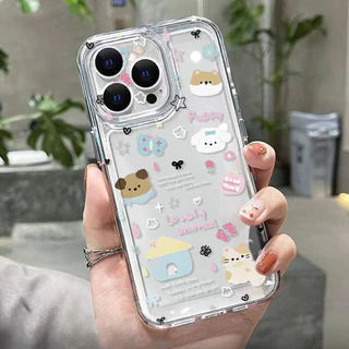 TPUเคส For Samsung A55 5G A56 A16 A36 A06 A15 A05 A05S A54 A25 A53 A35 A52 A12 A14 A13 A32 A24 S24 FE S23 S25 ชัดเจนเคส
