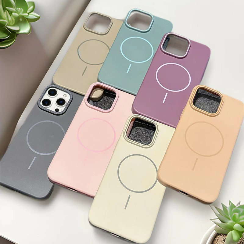 เคสโทรศัพท์ For iPhone 13 11 17 pro max Case iPhone 11 15 16 pro max 14 12 pro max 17 Air การจับคู่สีพีซี Magnetic