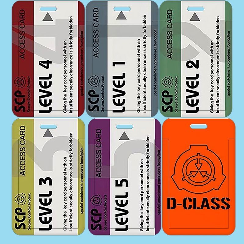 SCP Foundation Custom Stundet School ID Work ID Card Holder Metro Card Bus Card Bank Card Cover