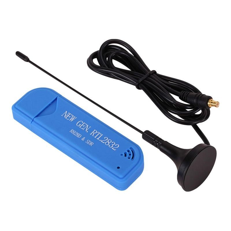 SDR ตัวรับสัญญาณวิทยุ RTL-SDR USB Stick พร้อมเสาอากาศติดตั้ง RTL2832 ชิป ADC 0.5 PPM TCXO และ MCX Co