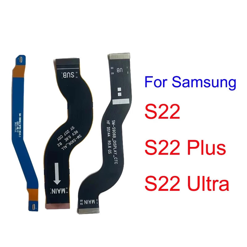 สําหรับ Samsung Galaxy S22 Plus Ultra Wi-Fi สัญญาณเสาอากาศบอร์ดหลักเชื่อมต่อเมนบอร์ดและสาย LCD Flex