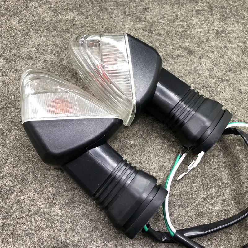 2PCS Front Rear Motorcycle Turn Signal Indicator Light Lamp For Kawasaki KLE 500 650 Versys Z1000 Z7