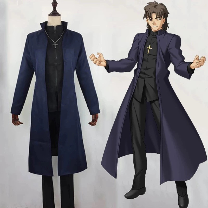 [New Product]Father Mapo cos Clothing Kirei Kotomine cosplay Priest Costume FATEZERO Performance Wea