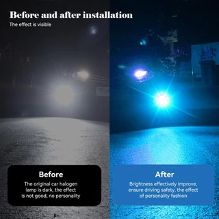 Feelfly 1 PC 12V H7 H11 H8 H9 9006 HB4 ไฟหน้ารถเลนส์ LED หมอกหลอดไฟ LED หมอกโคมไฟสีขาวสีเหลืองน้ําแข็งสีฟ้า Turbo หมอก G2H2