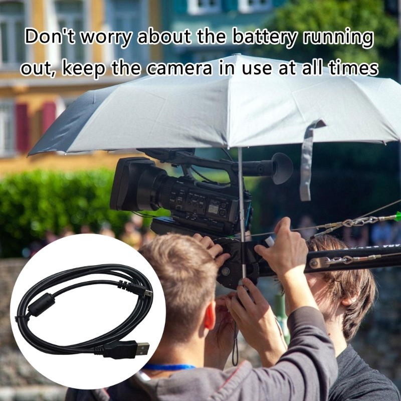 WU 8Pin สายชาร์จ USB สําหรับกล้องดิจิตอลรองรับ DSC-W710 W730 W800