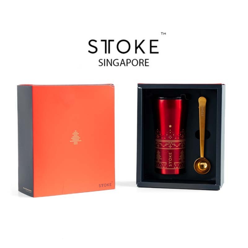 Sttoke 12 Oz Cup ถ้วยกาแฟเซรามิกกันกระแทกแบบใช้ซ้ําได้