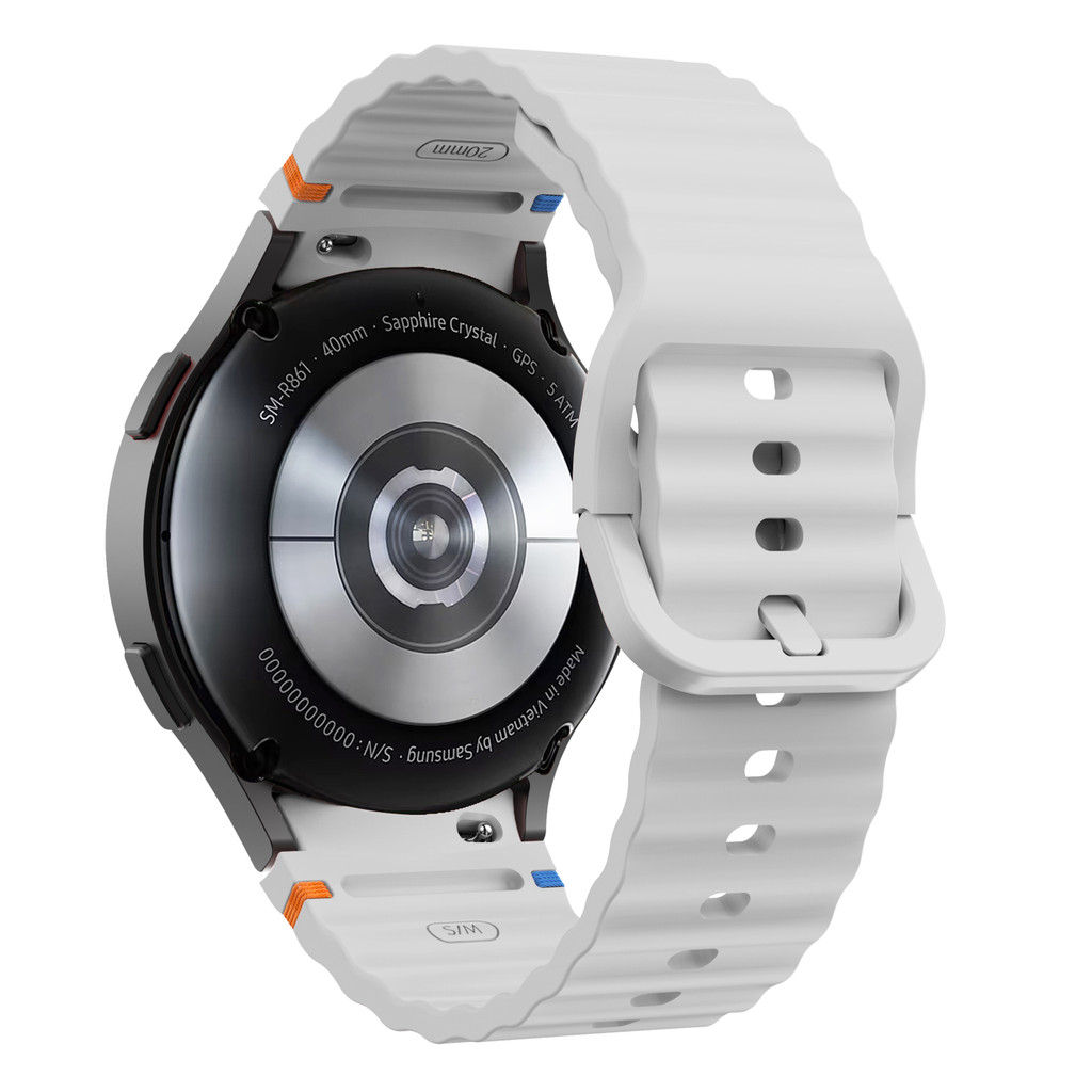 WatchBand สําหรับ Samsung Galaxy Watch 7 44 มม. 40 มม. / FE สายซิลิโคนสร้อยข้อมือกีฬา