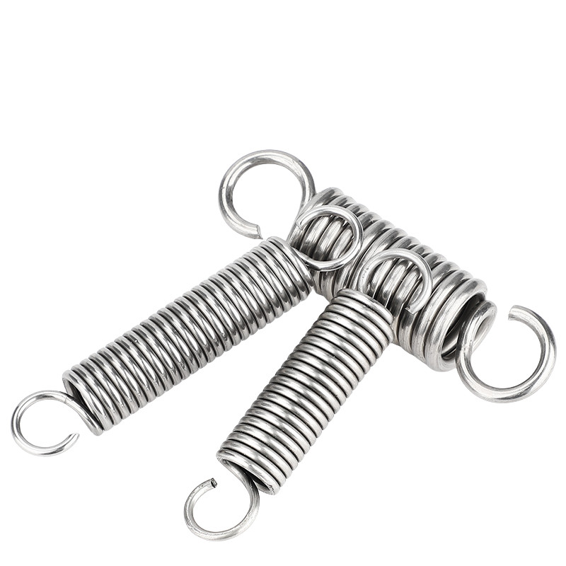 304 สแตนเลส สปริงแรงดึง/สปริง d=1.0mm,OD10/12mm,L=25~120mm สปริงดึงพร้อมตะขอ ทาประตูโรงรถ ขัดเงา เครื่องแกว่ง(WDY-XDT-TH) - รูปที่ 5
