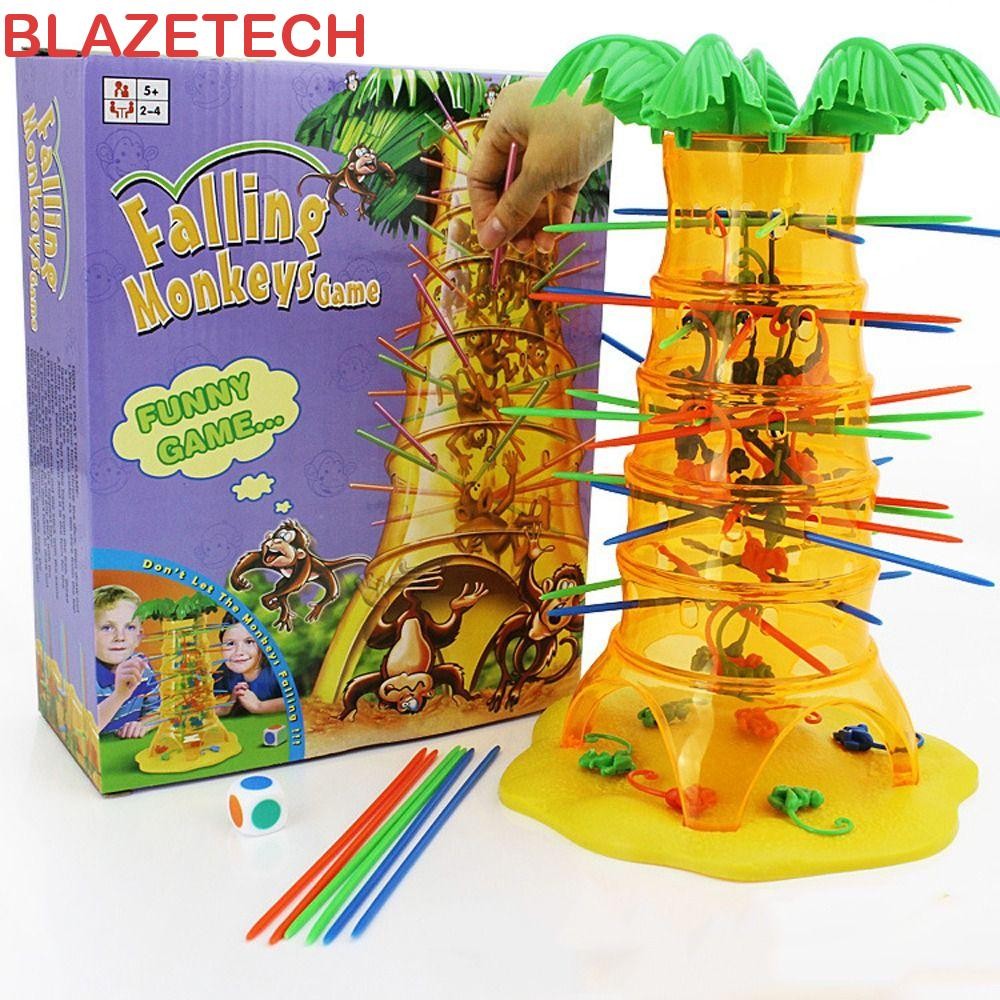 Blazetech ตารางเกมของเล่น IQ เกมโฟกัสเกมความรู้ความเข้าใจผู้เล่นหลายคนครอบครัว Montessori ของเล่นลิงปีนต้นไม้เปิดลิงลงของเล่น