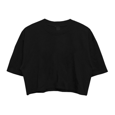 PLAIN CROP TOP สําหรับผู้หญิง / TS1224 PLAIN CROP / ผู้หญิง CROP / COOL OVERSIZE CROP TOP