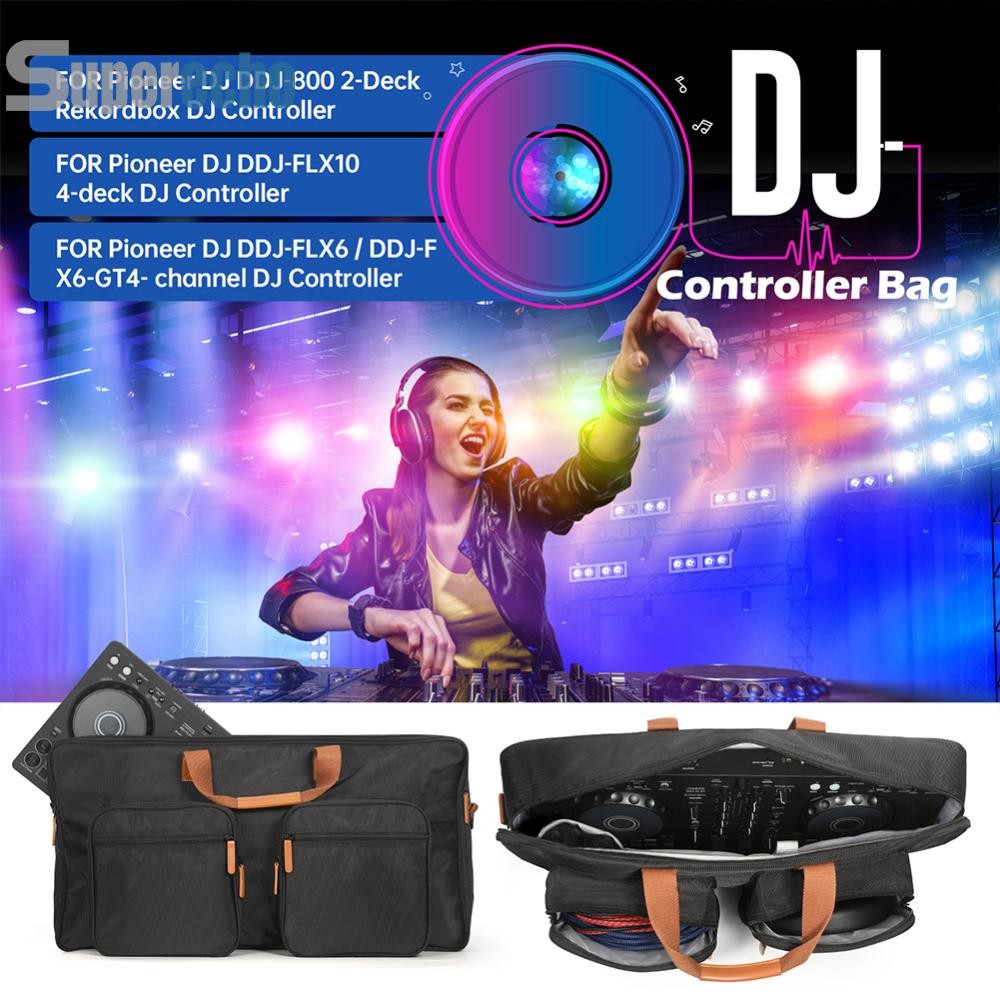 Dj Disc Player Carrying Case กันฝุ่นสําหรับ Pioneer DJ DDJ-800 DDJ-FLX104 FLX6 [superecho.th]