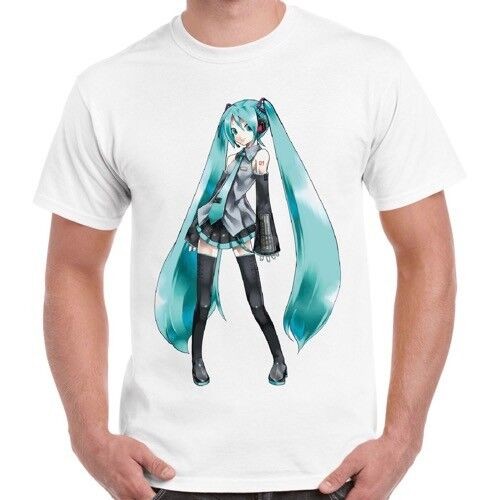 Vocaloid Miku Hatsune アニメ マンガ T-Shirt สไตล์เรโทร พร้อมเป็นของขวัญ