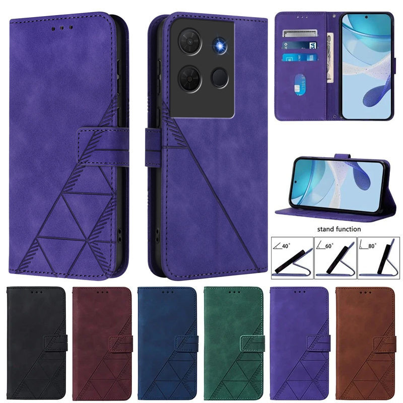 สําหรับ TCL 503 T442M T442A T442J กรณีเรขาคณิตกระเป๋าสตางค์หนังสําหรับ TCL 503 501 502 505 กรณีฝาครอ