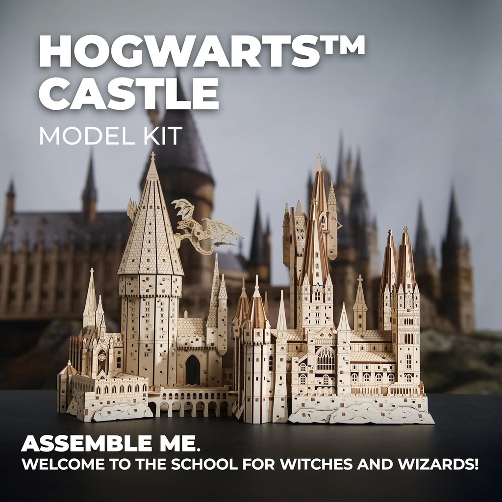 (ส่งตรงจากญี่ปุ่น) Ugears Harry Potter Hogwarts Castle 70256 ปริศนาไม้, ไม่ต้องใช้กาวหรือเครื่องมือ,