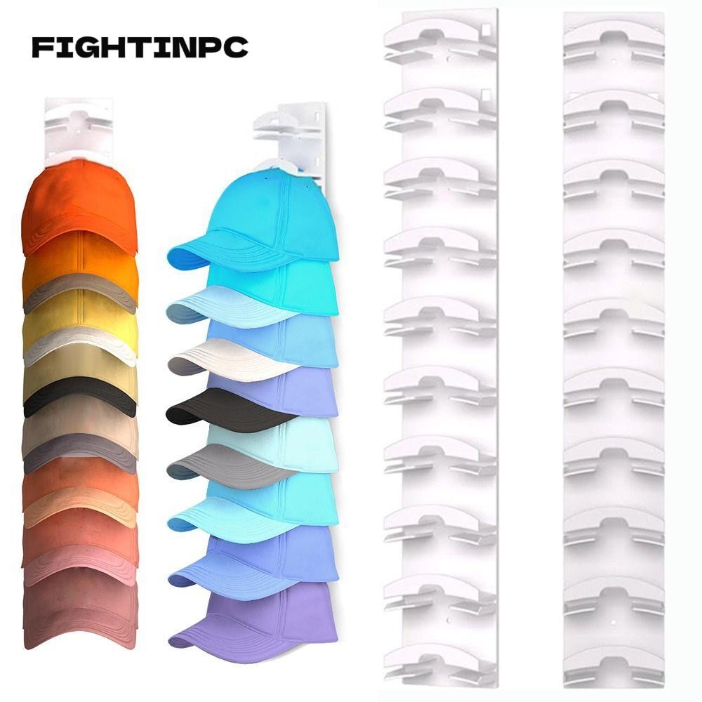 Fightinpc หมวกสําหรับเบสบอลหมวก, Space Saving Closet Hat Rack หมวกเบสบอล Organizer, พลาสติกสําหรับประตูตู้เสื้อผ้า Cap Rack Display Hanger