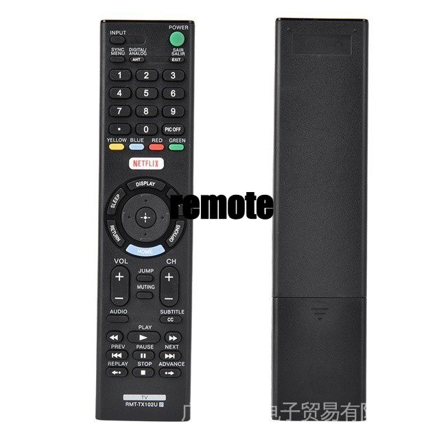 รีโมทคอนโทรลสมาร์ททีวีสําหรับ Sony Rmt-Tx102U สําหรับ Rmt-Tx100D Rmt-Tx101J Rmt-Tx101D Rmt-Tx100E Rm