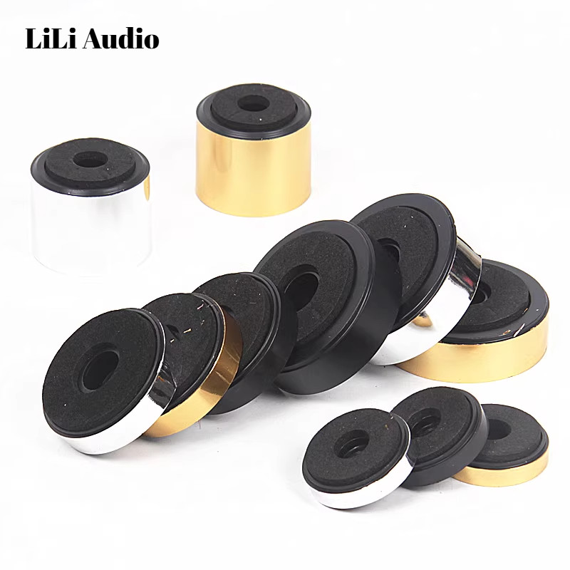 4/2 ชิ้นแยกฟุตสําหรับเครื่องเล่นซีดี VCD DVD Shock Absorption Damping สําหรับลําโพงเสียงสเตอริโอเครื่องขยายเสียงฟุต Pad