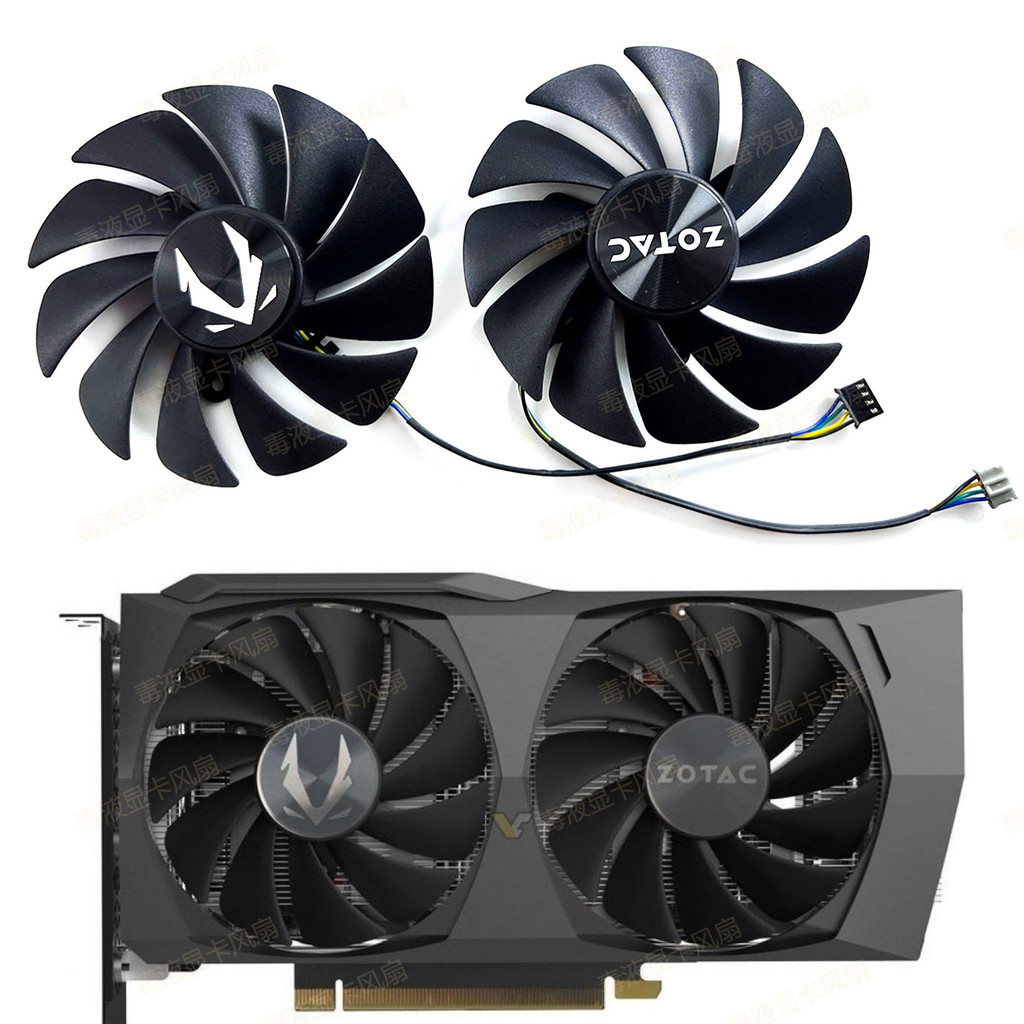 ((พัดลมการ์ดกราฟิก) ZOTAC ZOTAC RTX3050 3060 3060ti Twin Edge OC พัดลมระบายความร้อนการ์ดกราฟิก GA92S