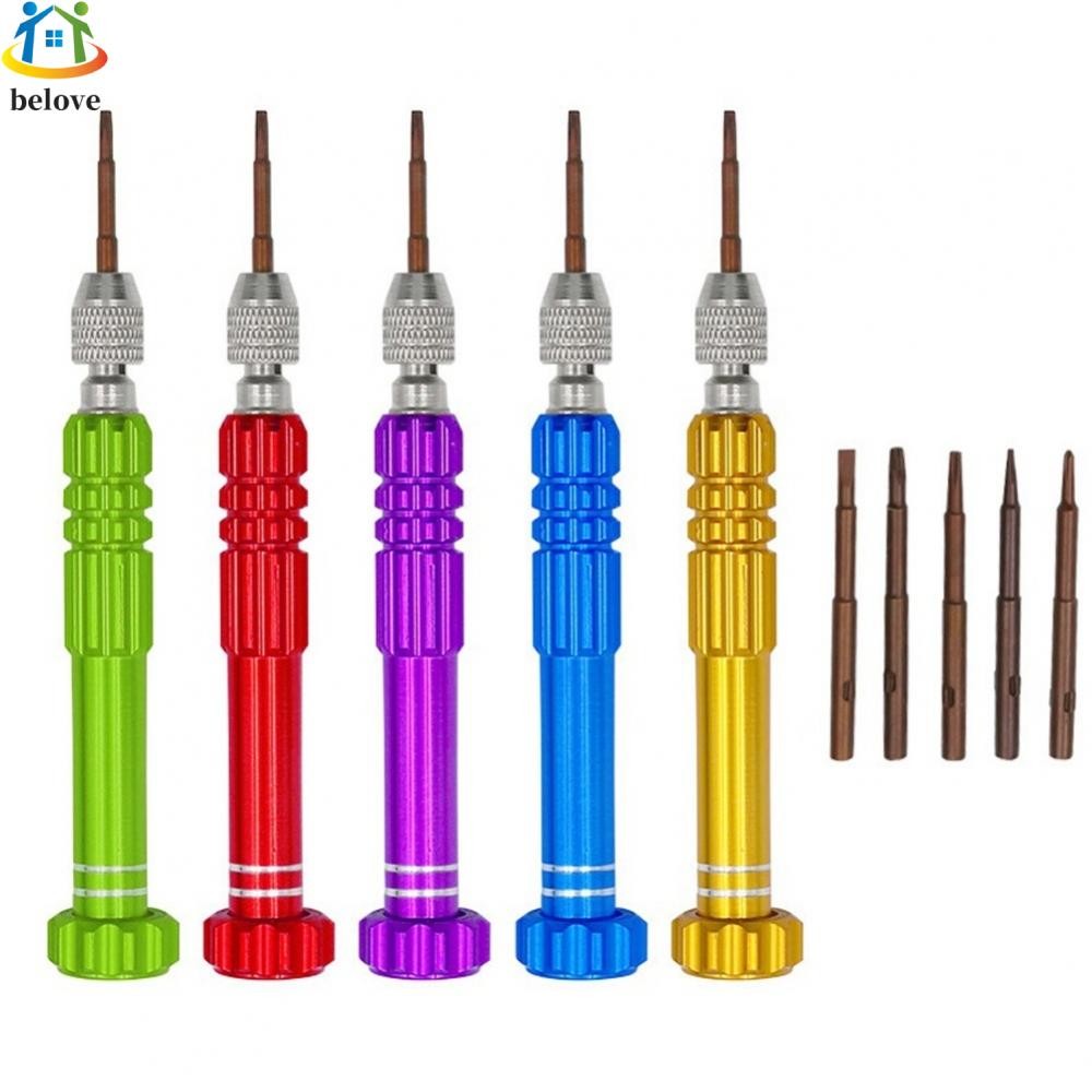 [BLOD]Compact 5 in 1 Screwdriver Torx Set for Mobile Watch Repair Essential Home Gift