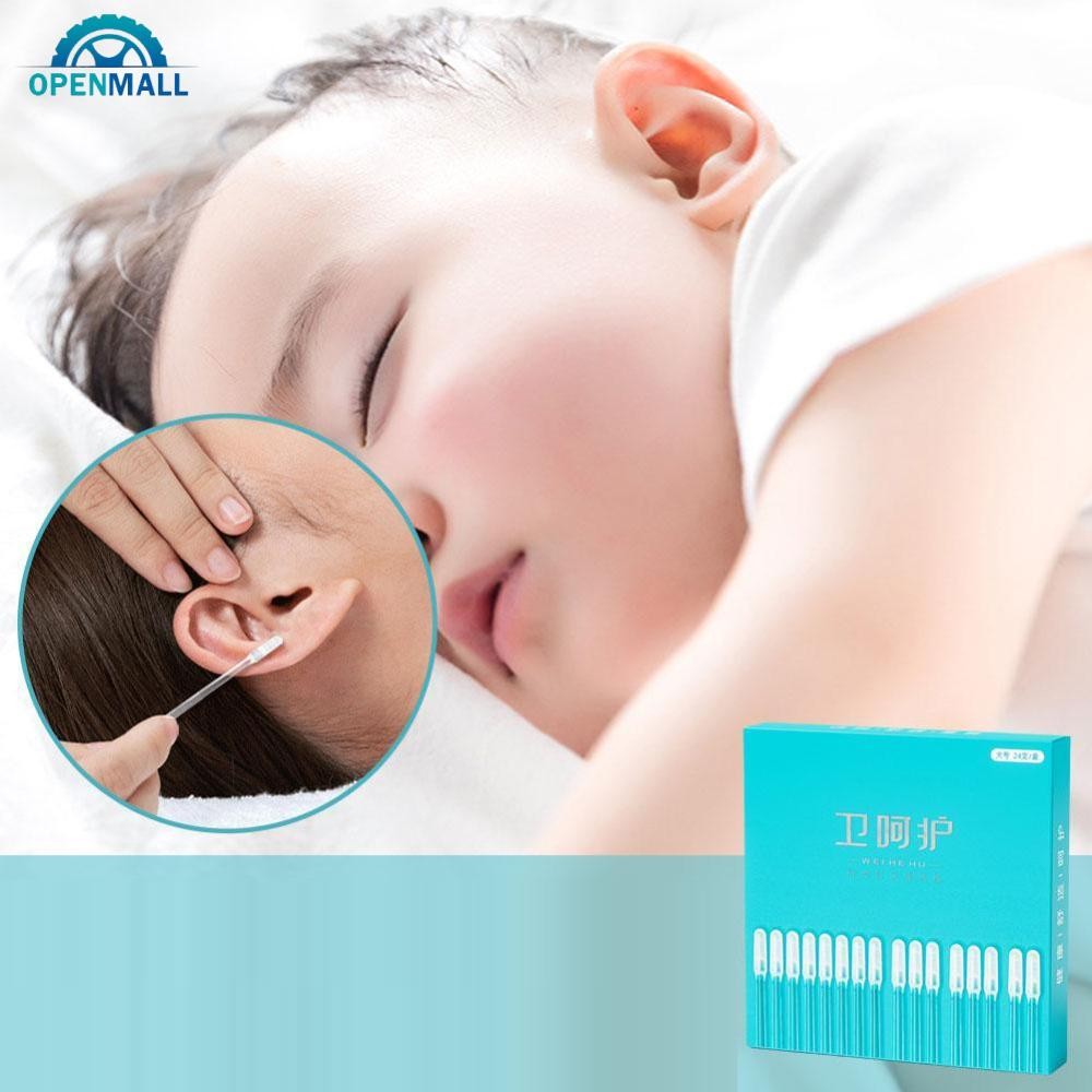 OPL กาวทําความสะอาดล้างทําความสะอาดได้นํากลับมาใช้ใหม่หัวยางนุ่ม Sticky Earpick ทําความสะอาดหูเครื่อ