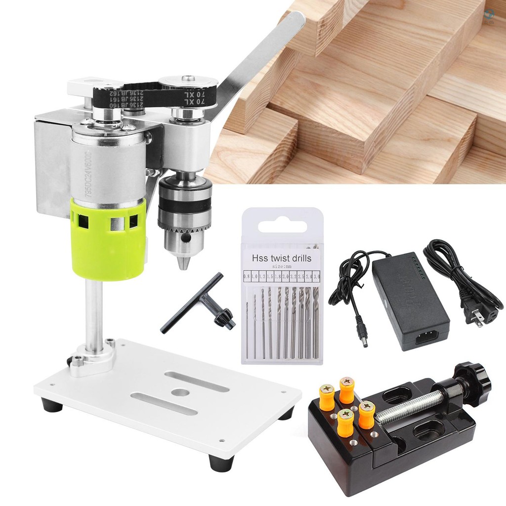 Mini Bench Drill Press Small Benchtop Drill Press High Precison 7-Speed Low Noise ขนาดกะทัดรัดเดสก์ท