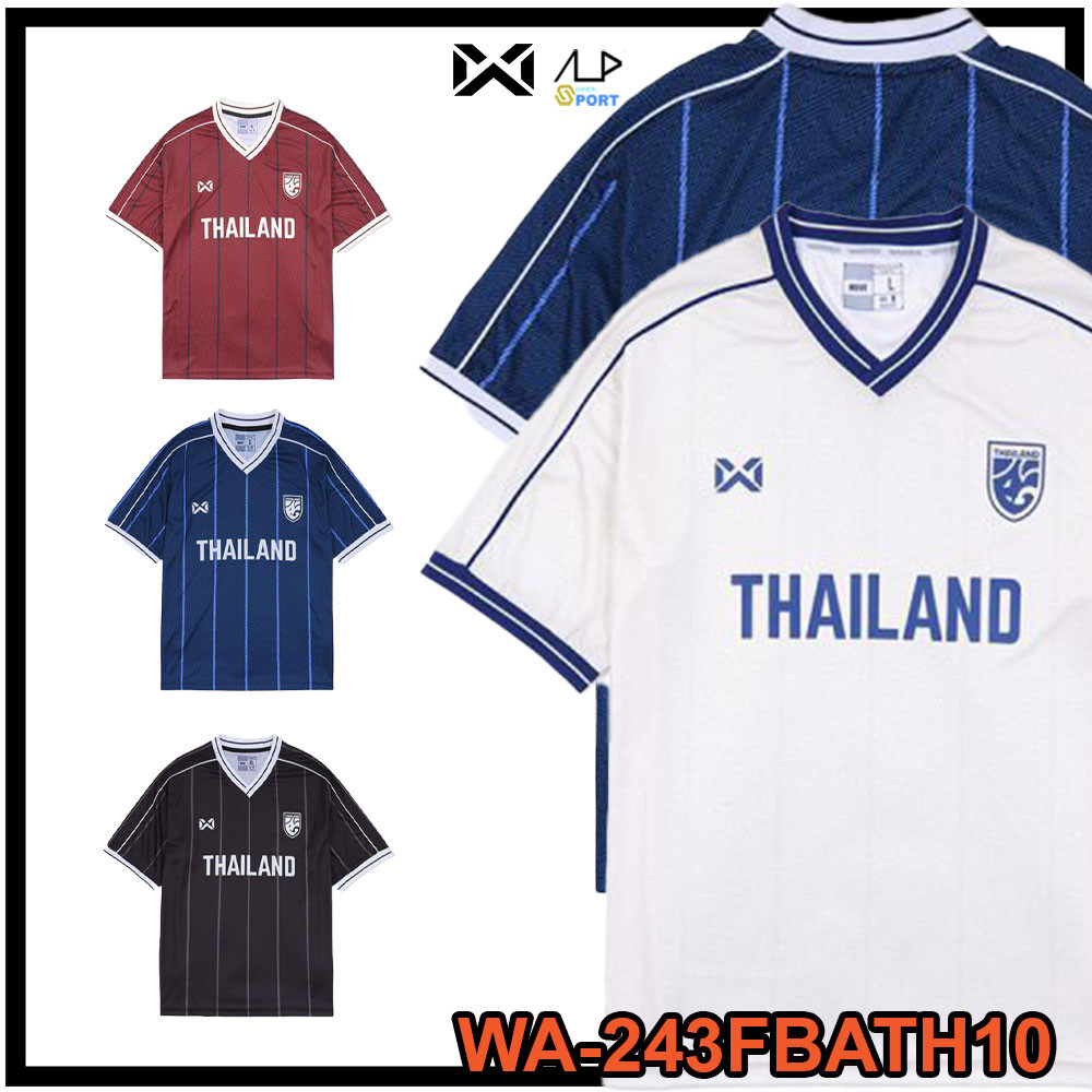 💥ลดโหดเหมือนโกรธใคร!💥เสื้อคอวีวอริกซ์ เสื้อ WARRIX JERSEY รหัส WA-243FBATH10 ชายและหญิง ของแท้ 100
