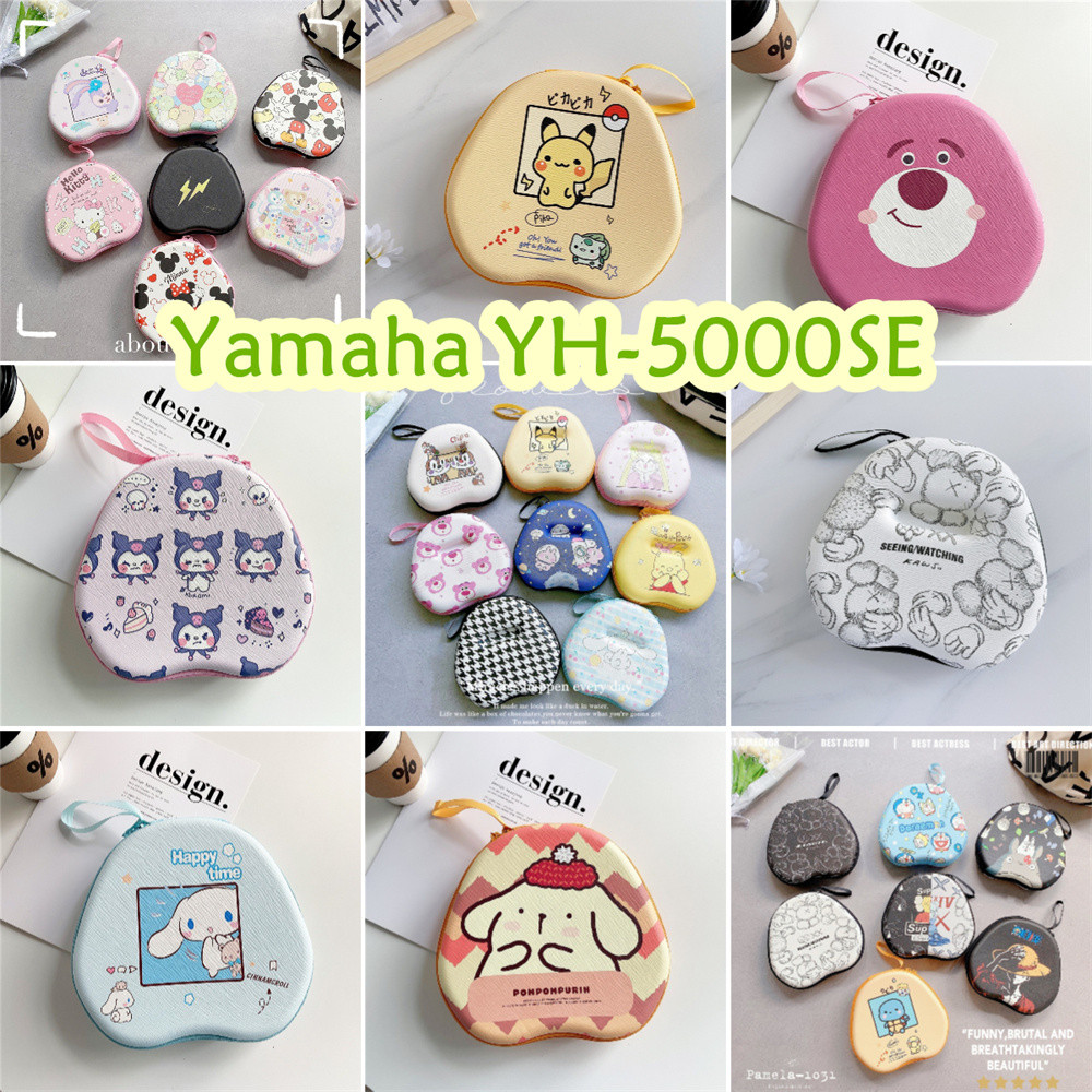 In Stockfor Yamaha YH-5000SE เคสหูฟังการ์ตูนสร้างสรรค์ชุดหูฟังแผ่นรองหูฟังกระเป๋าเก็บปลอกกล่อง