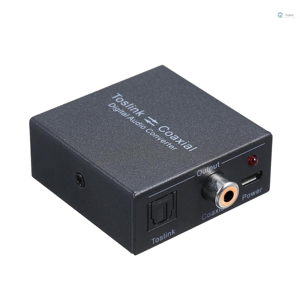 Digital 2-Way Audio Converter Optical SPDIF Toslink to Coaxial และ Coaxial to Optical SPDIF Toslink 